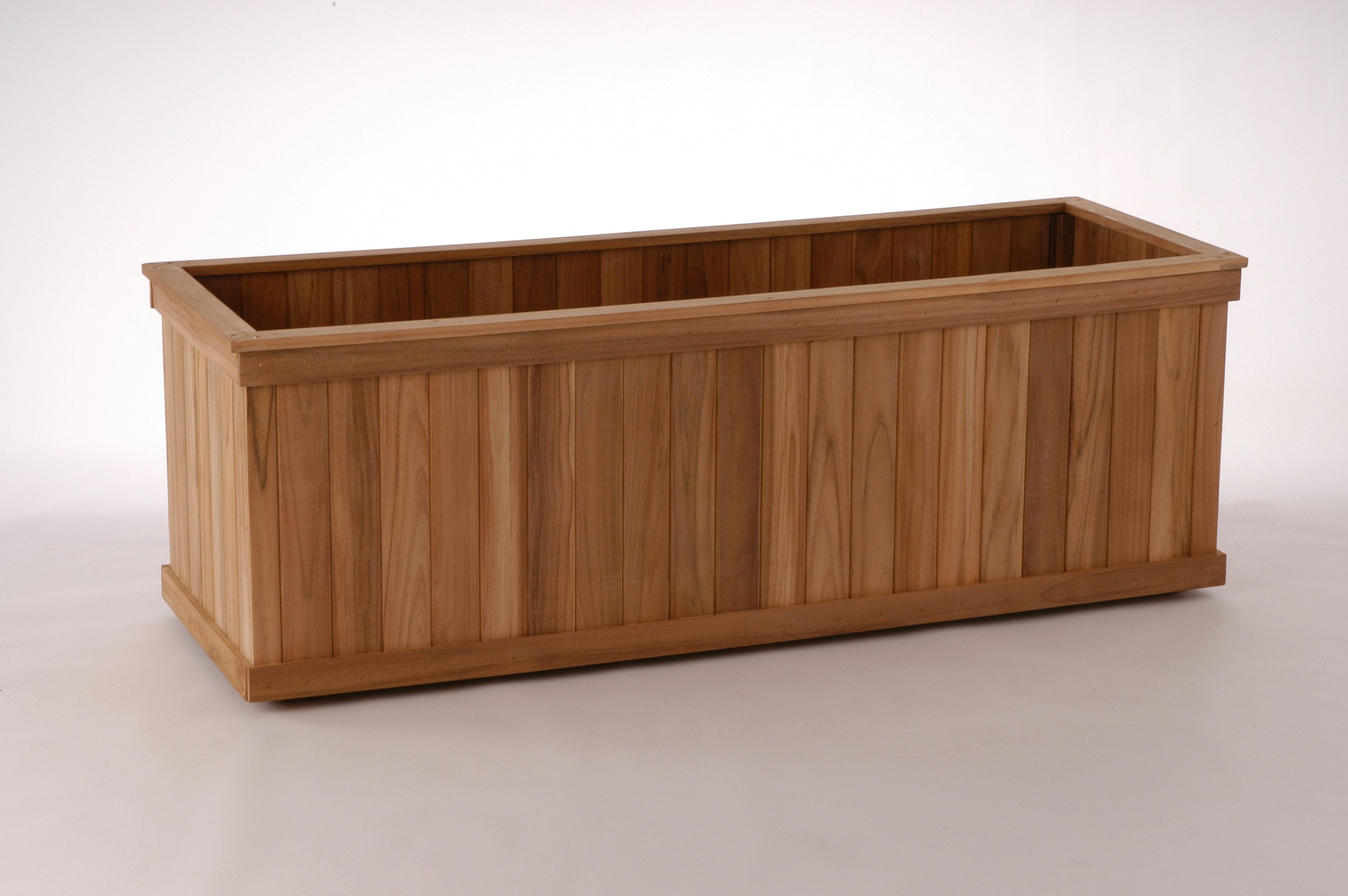 teak window box planters Teak Rectangle Planter – Chelsea Garden Center