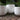 Large Matte White Egg Pot With Saucer