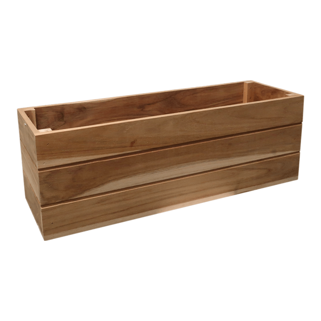 teak window box planters Teak Window Box Medium