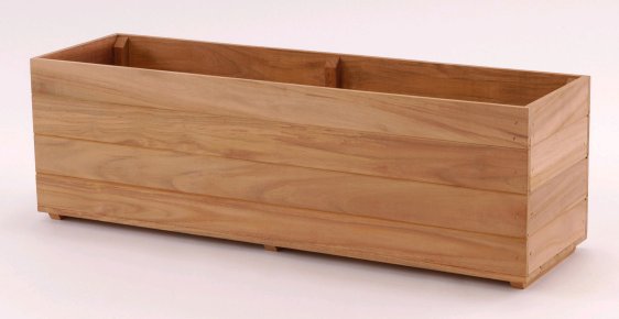 teak window box planters Teak Window Box Large