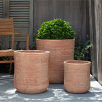 Aspen Tall Planter in Terracotta