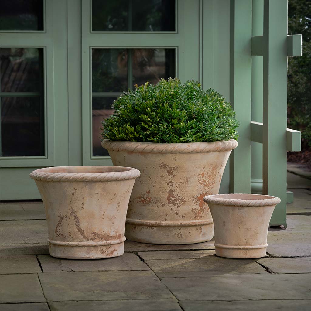 Corda Planter in Antico Terracotta