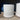Medium Matte White Cylinder With Saucer 7.25