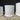 Medium Matte White Cylinder With Saucer 9.25