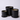 Medium Matte Black Cylinder With Saucer