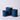Small Matte Blue Cylinder With Saucer