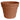 Rolled Rim Planter Terracotta