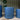Small Matte Blue Cylinder With Saucer 7