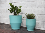 Daylily Planter in Matte Turquoise