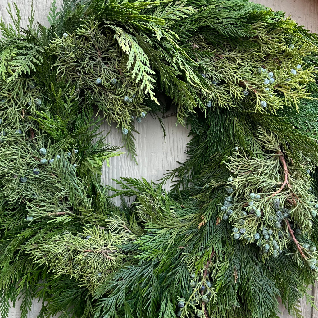 Cedar and Juniper Wreath