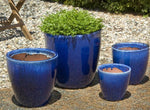 Lundi Planter in Riviera Blue